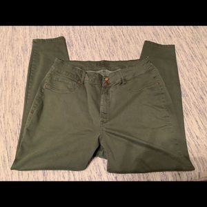 Maurices Olive Skinnies